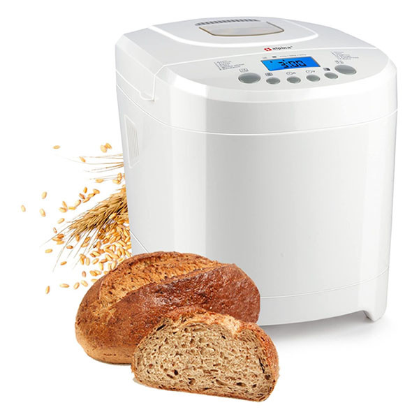 Nictemaw Automatische broodbakmachine, 550 W, 25 bakprogramma's, LCD